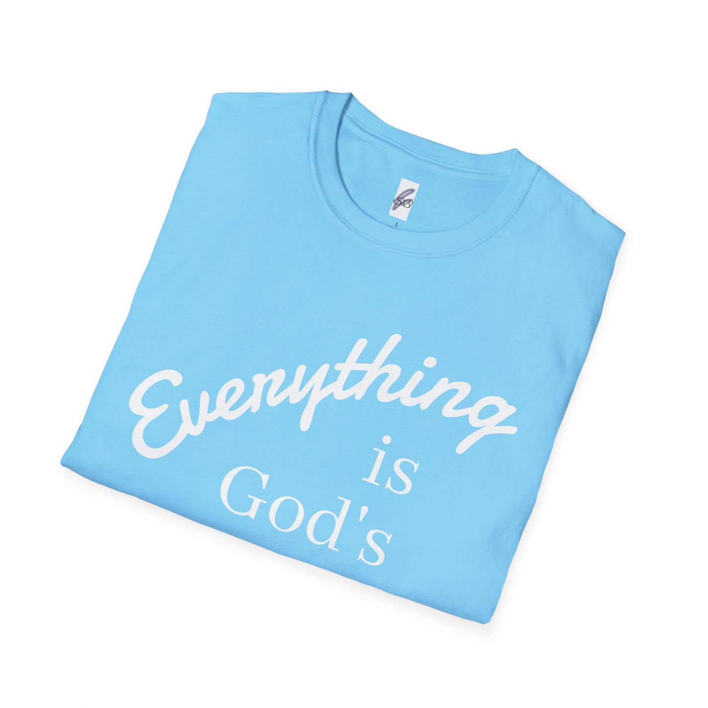 Unisex Softstyle T-Shirt - 'Everything is God's' Inspirational Tee