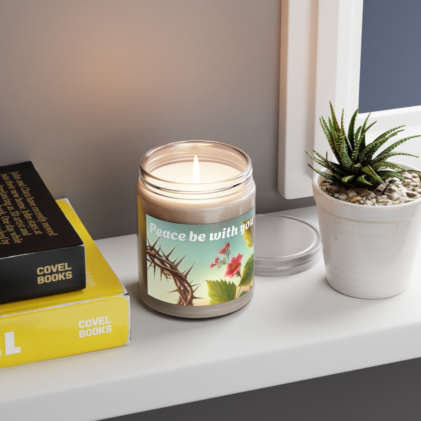 Scented Candle - "Peace Be With You" - 9oz Aromatherapy Candle