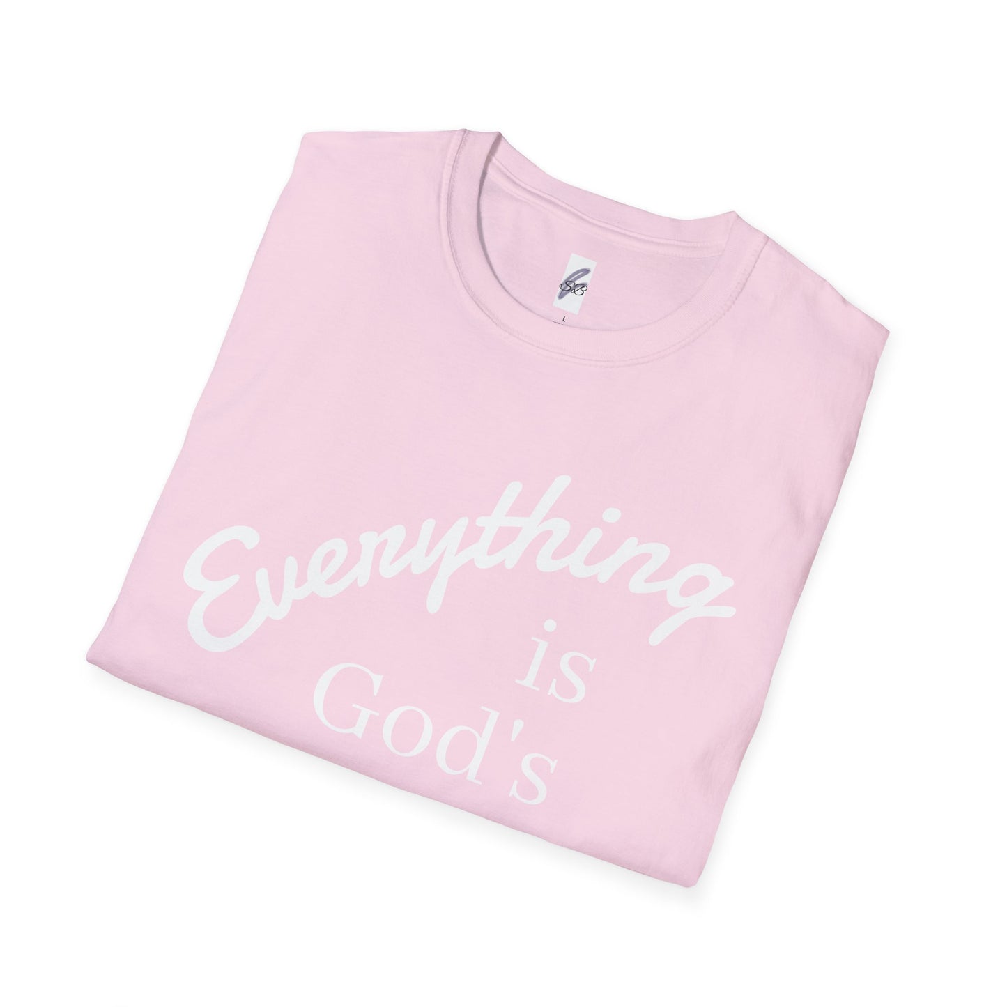 Unisex Softstyle T-Shirt - 'Everything is God's' Inspirational Tee