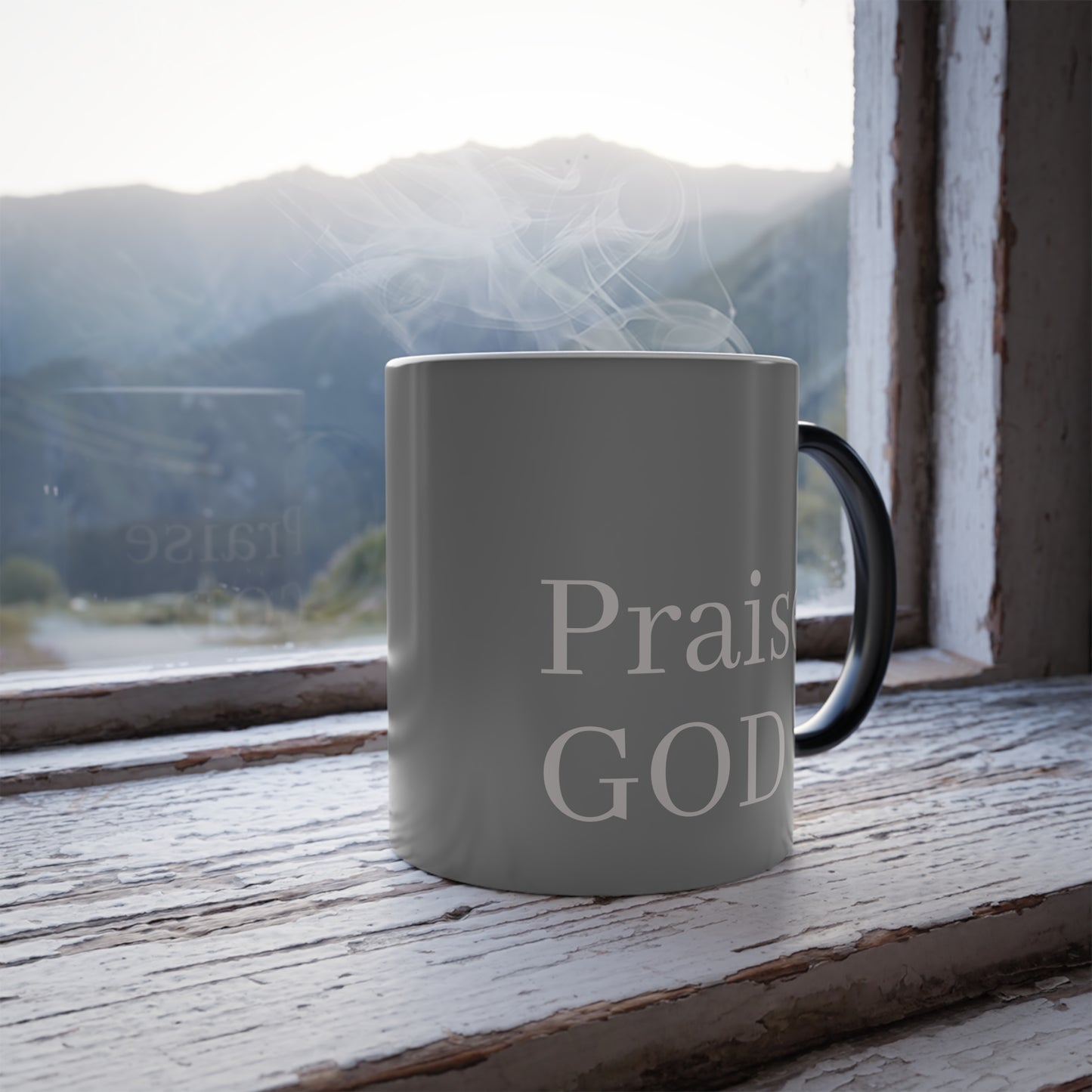 Motivational Color Morphing Mug - "Practice Gratitude" - 11oz
