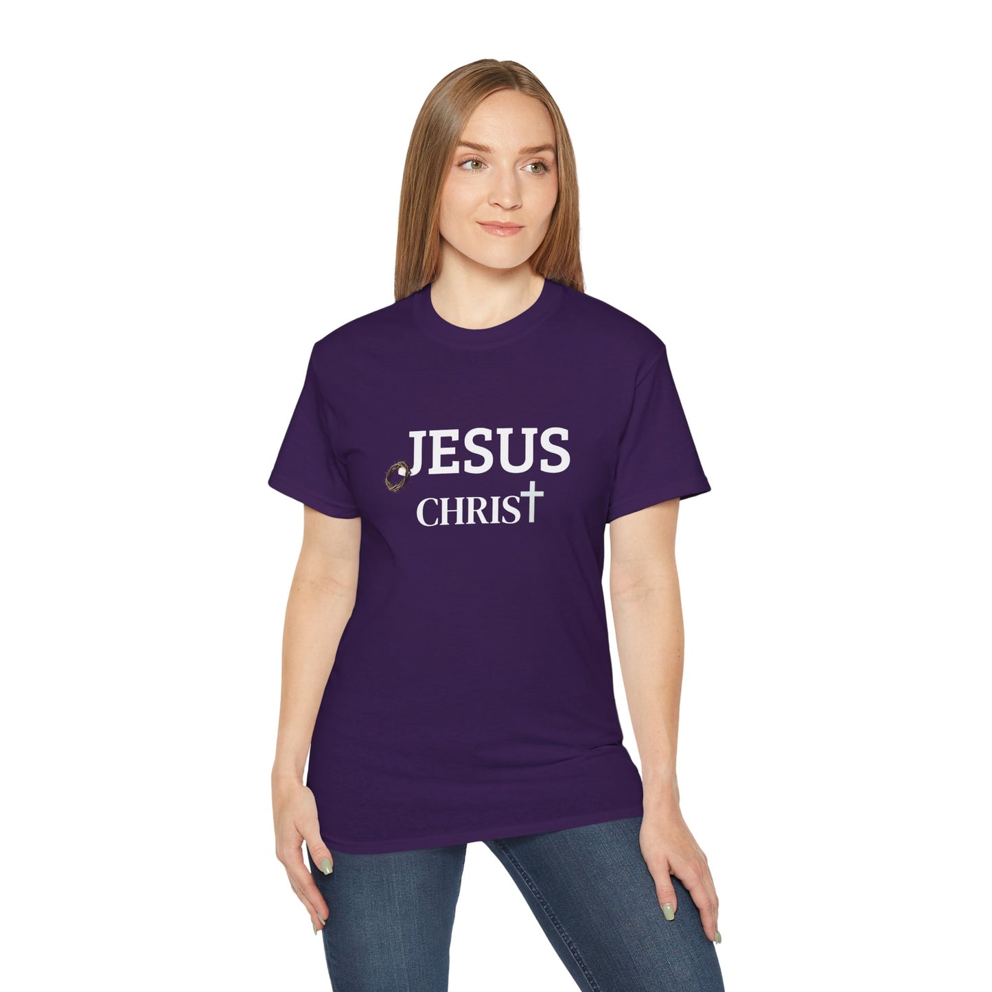 Jesus Christ Unisex Ultra Cotton Tee - Comfortable Religious Tee, Faith-Based Apparel, Spiritual Gift, Church Wear, Everyday Casual