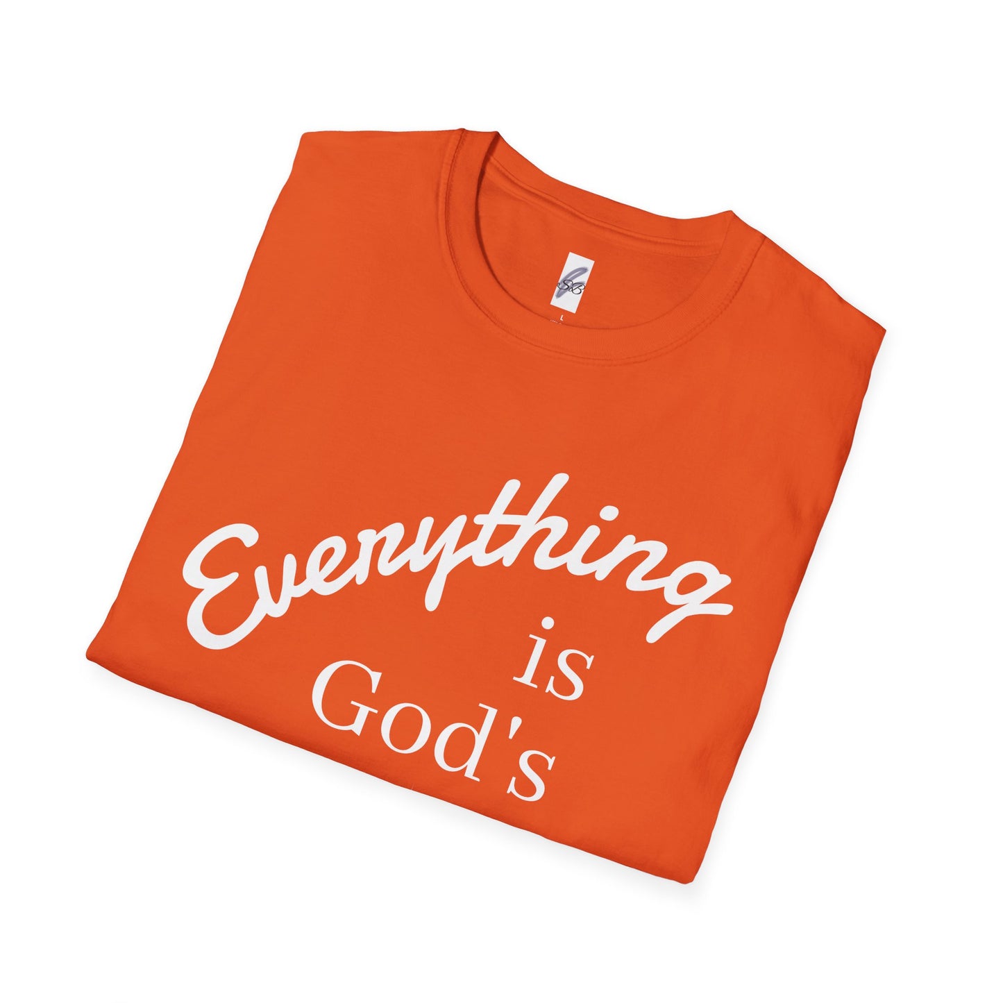 Unisex Softstyle T-Shirt - 'Everything is God's' Inspirational Tee