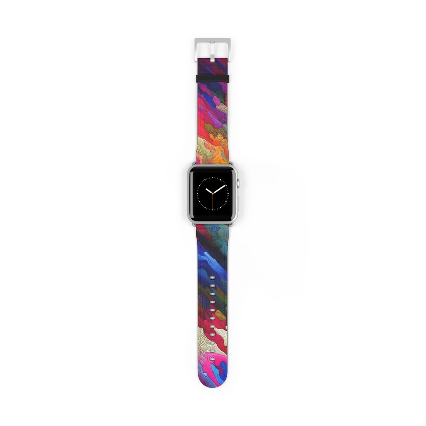 Vibrant Art Watch Band, Colorful Adjustable Strap, Unique Accessory for Any Occasion, Trendy Gift for Him/Her, Stylish Camou Fitness Band
