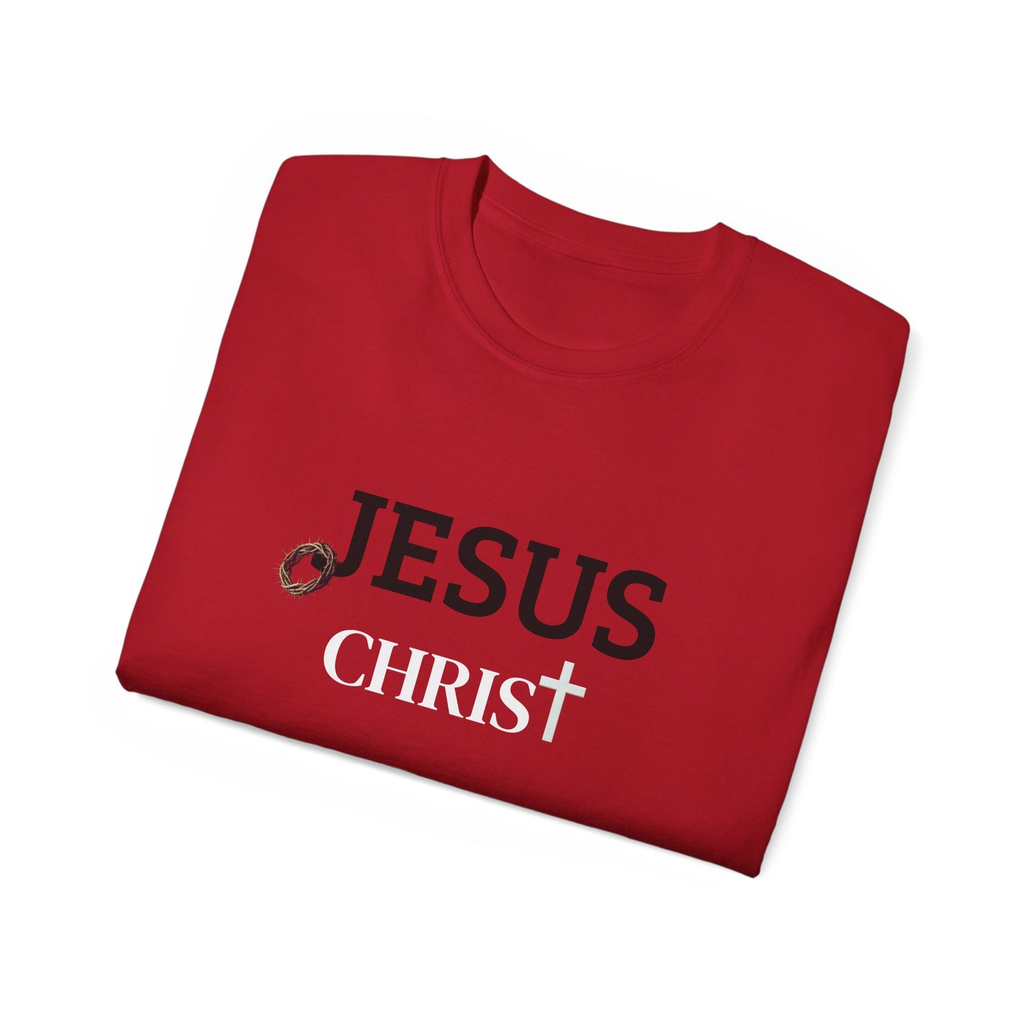 Jesus Christ Unisex Ultra Cotton Tee - Comfortable Religious Tee, Faith-Based Apparel, Spiritual Gift, Church Wear, Everyday Casual