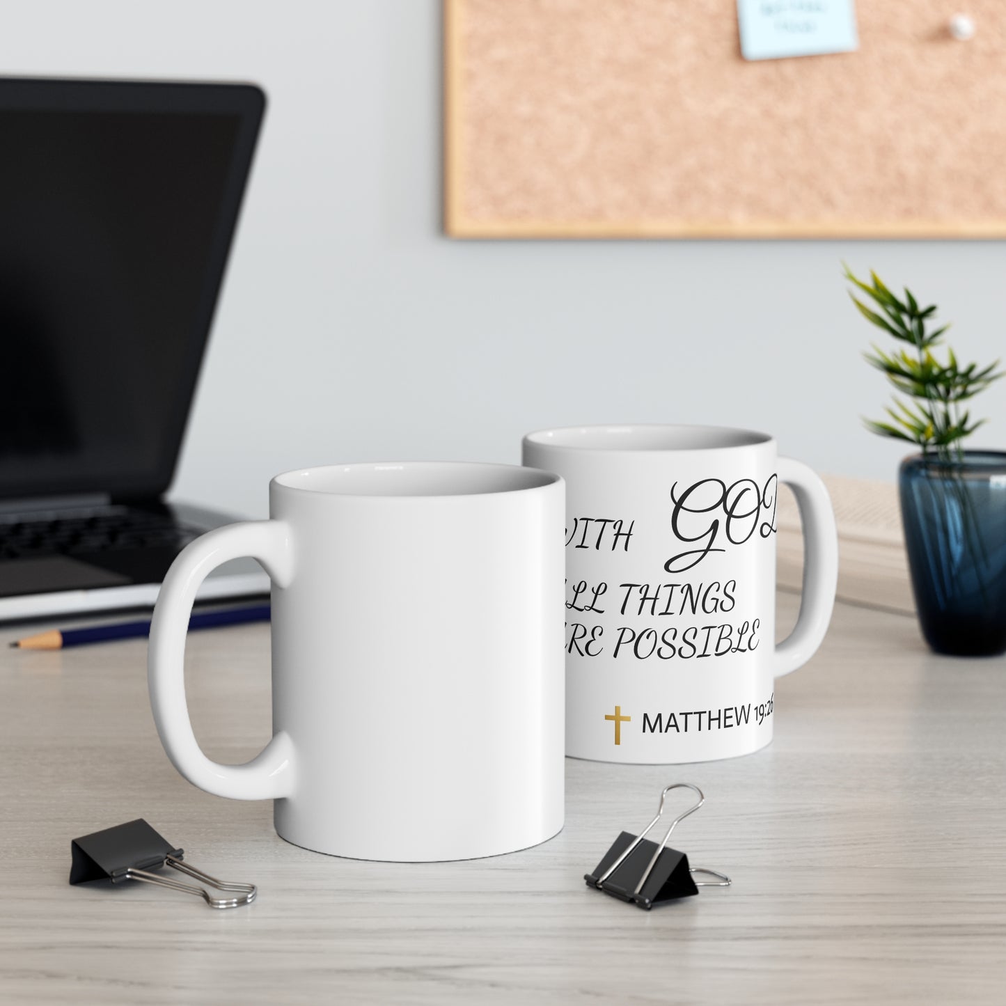 Inspirational Motivational Mug with Quote, Coffee Cup for Gifts, Encouragement, Home Decor, Office Supplies, Faith-Based