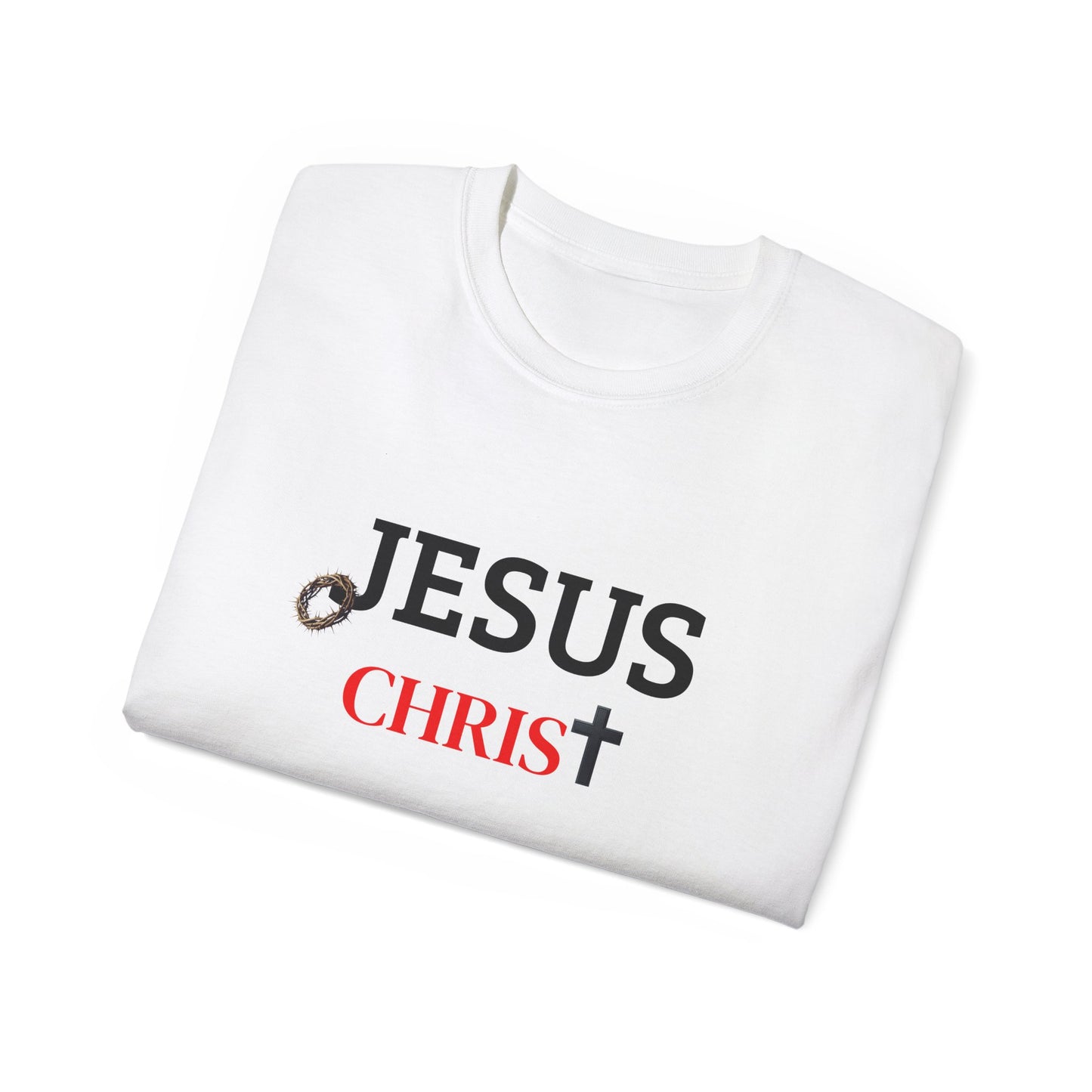 Jesus Christ Unisex Ultra Cotton Tee - Comfortable Religious Tee, Faith-Based Apparel, Spiritual Gift, Church Wear, Everyday Casual