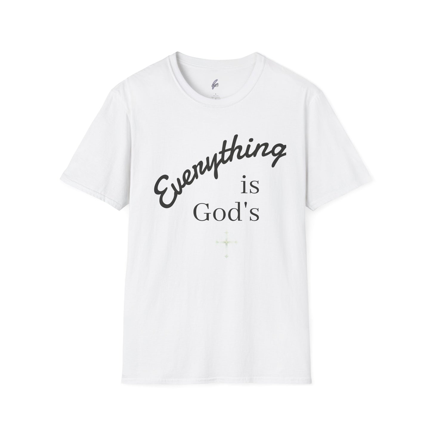 Unisex Softstyle T-Shirt - 'Everything is God's' Inspirational Tee