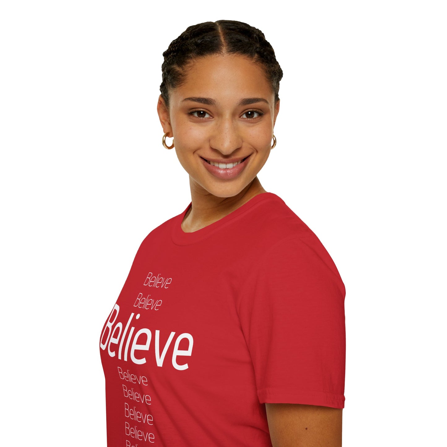 Believe Unisex Softstyle T-Shirt - Inspirational Casual Wear