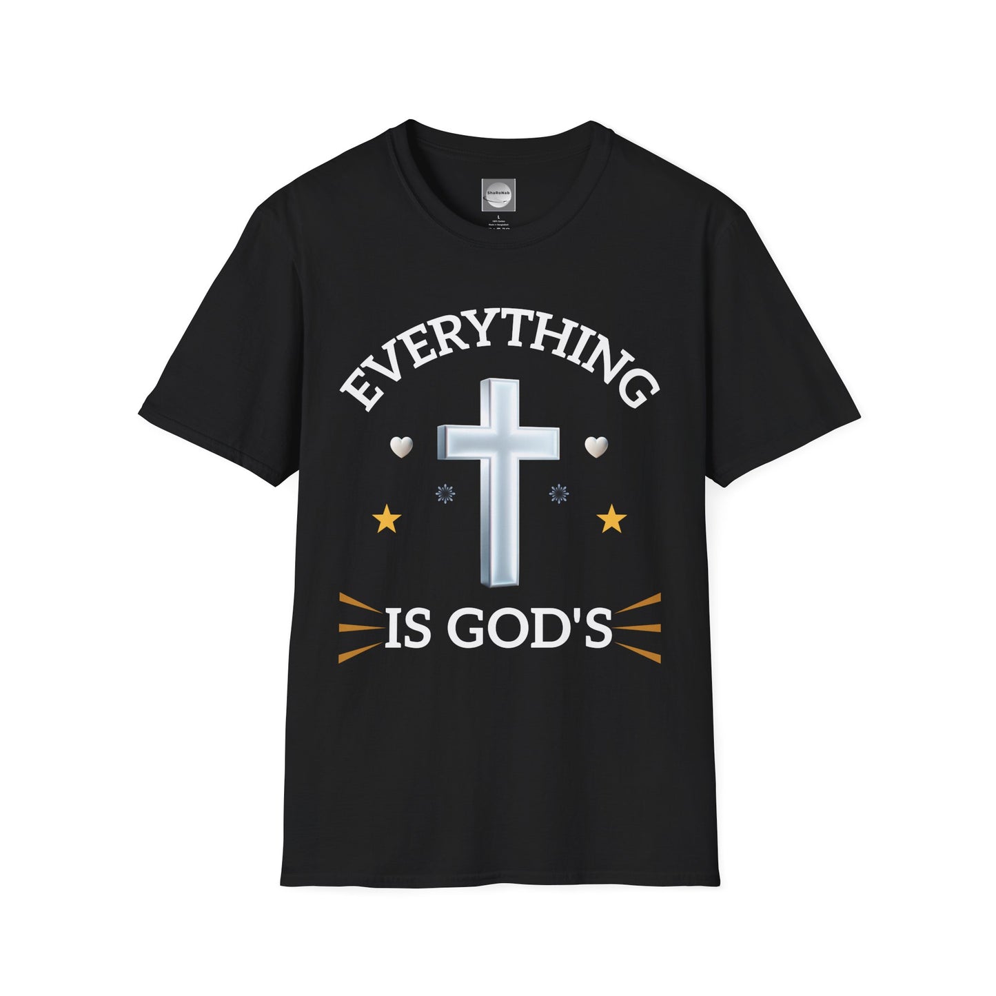 Faith-Inspired Unisex T-Shirt - Everything is God's, Christian Apparel, Gift for Believers, Spiritual Wear, Casual Everyday Tee