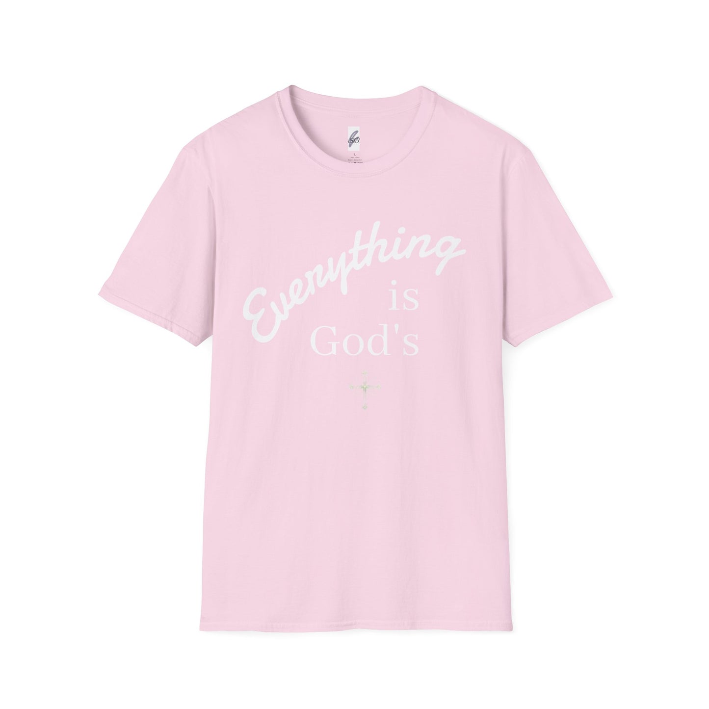 Unisex Softstyle T-Shirt - 'Everything is God's' Inspirational Tee