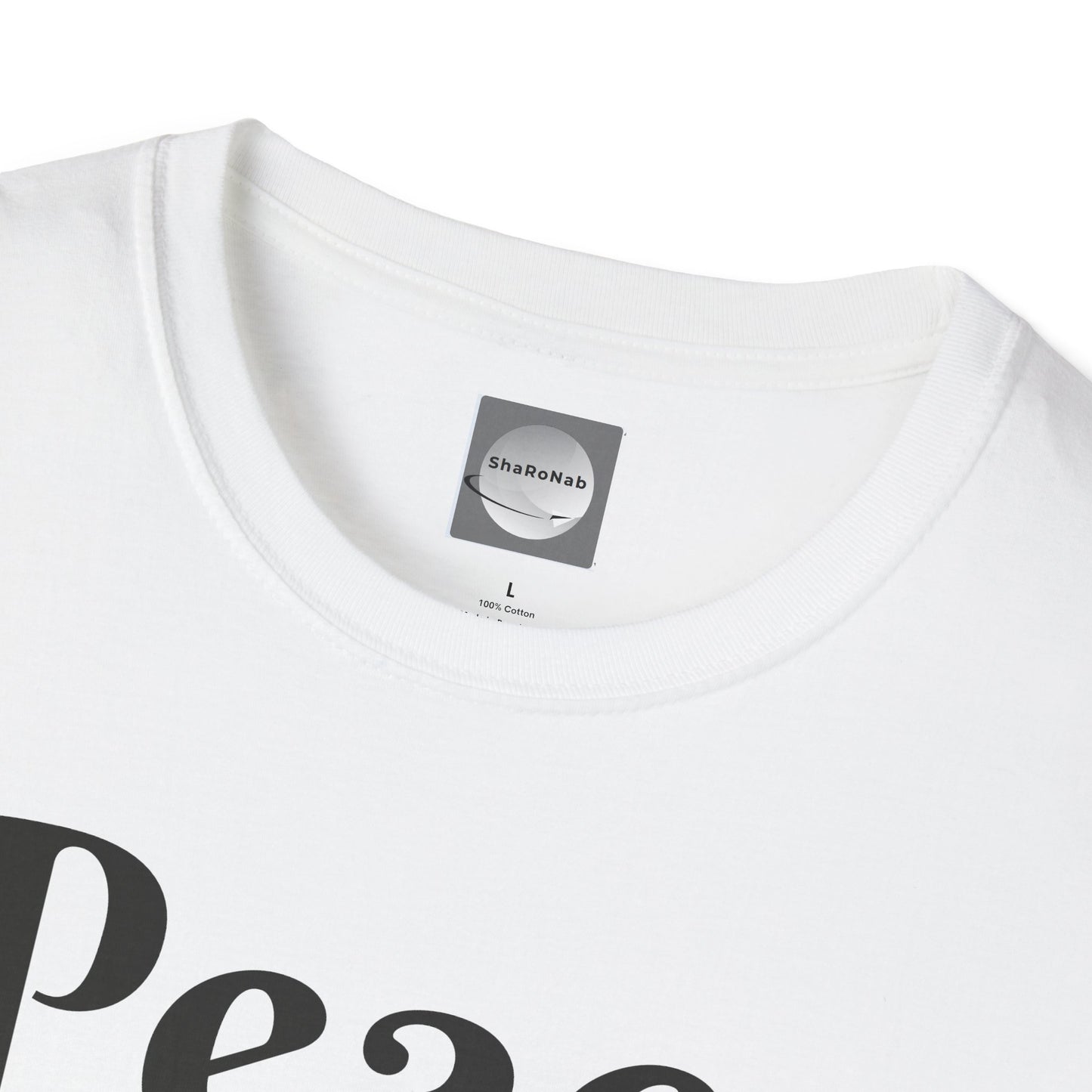 Peace Be With You Unisex Softstyle T-Shirt, Comfortable Tee, Relaxed Fit Shirt, Spiritual Gift, Casual Wear for Any Occasion