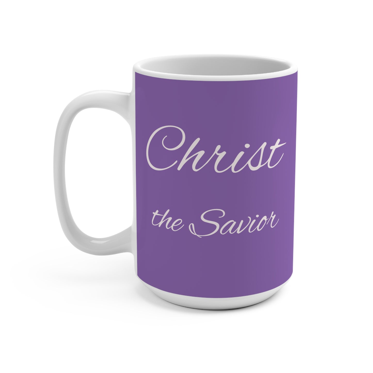 Inspirational Christ Savior Mug - 15oz Coffee Cup for Faith & Hope
