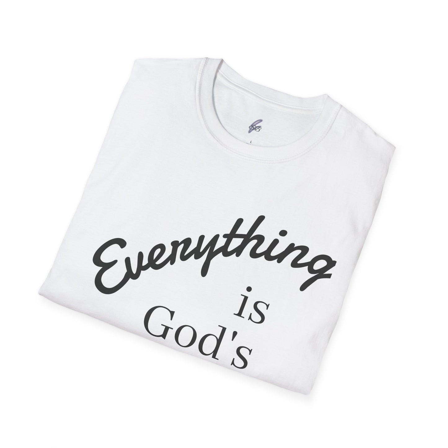 Unisex Softstyle T-Shirt - 'Everything is God's' Inspirational Tee