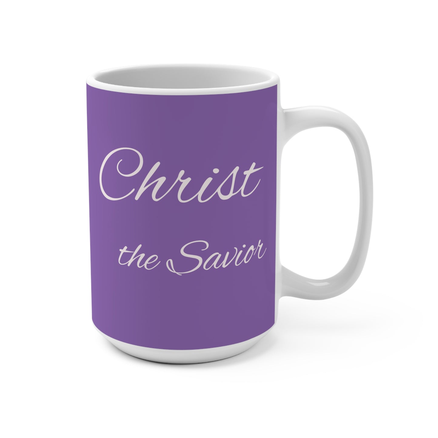 Inspirational Christ Savior Mug - 15oz Coffee Cup for Faith & Hope