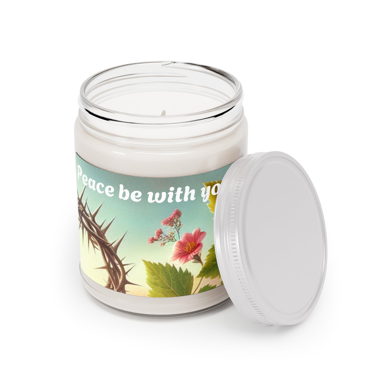 Scented Candle - "Peace Be With You" - 9oz Aromatherapy Candle