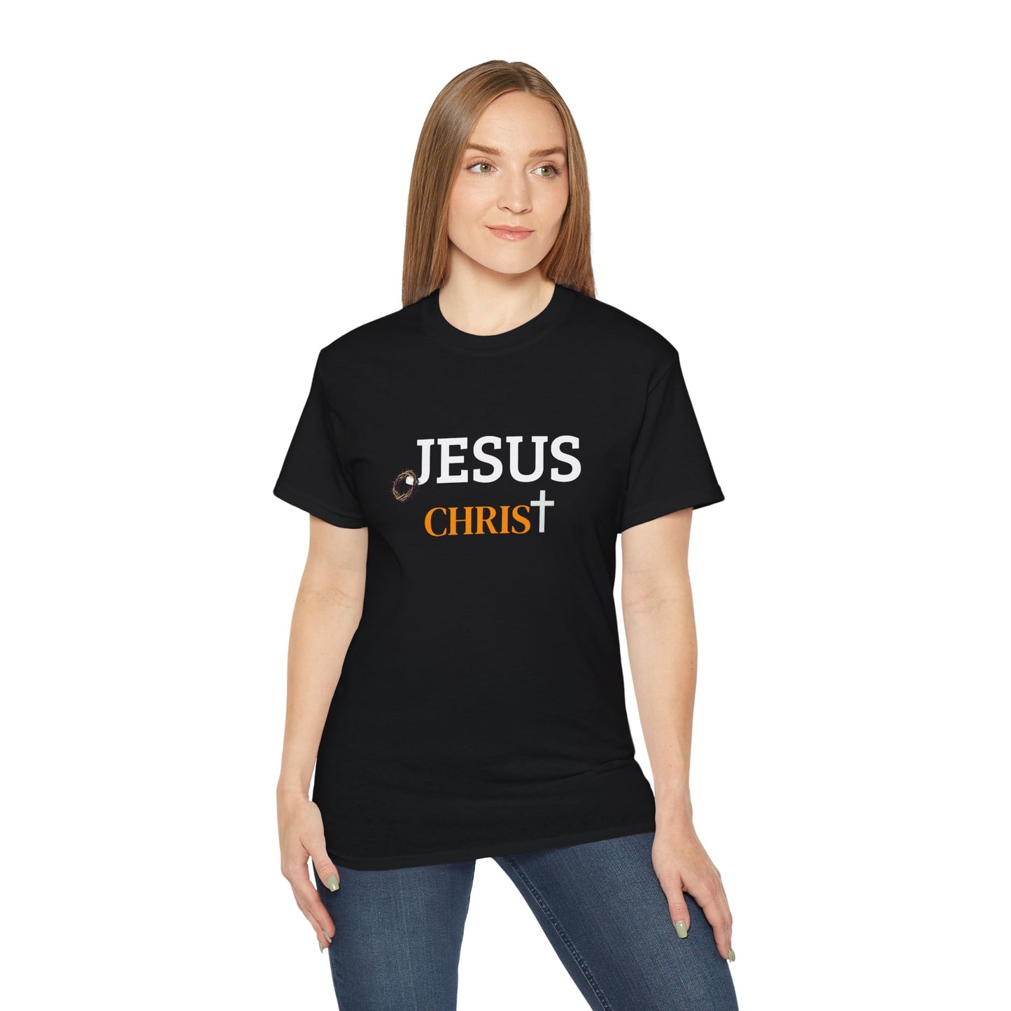 Jesus Christ Unisex Ultra Cotton Tee - Comfortable Religious Tee, Faith-Based Apparel, Spiritual Gift, Church Wear, Everyday Casual