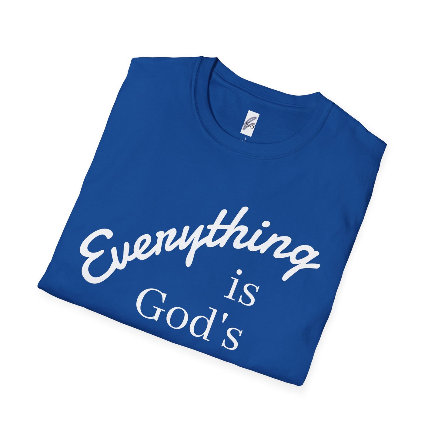 Unisex Softstyle T-Shirt - 'Everything is God's' Inspirational Tee