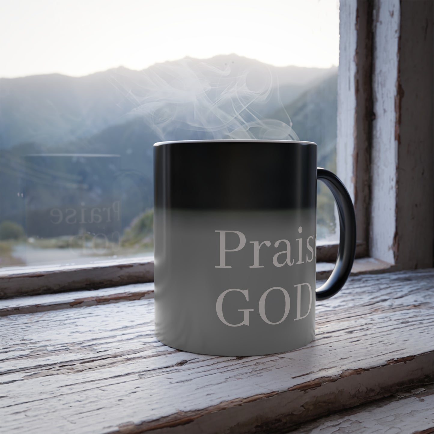 Motivational Color Morphing Mug - "Practice Gratitude" - 11oz