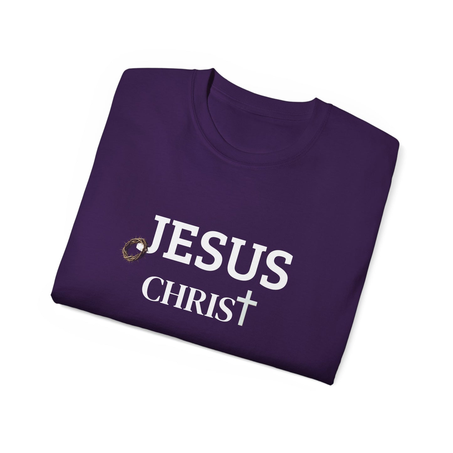 Jesus Christ Unisex Ultra Cotton Tee - Comfortable Religious Tee, Faith-Based Apparel, Spiritual Gift, Church Wear, Everyday Casual