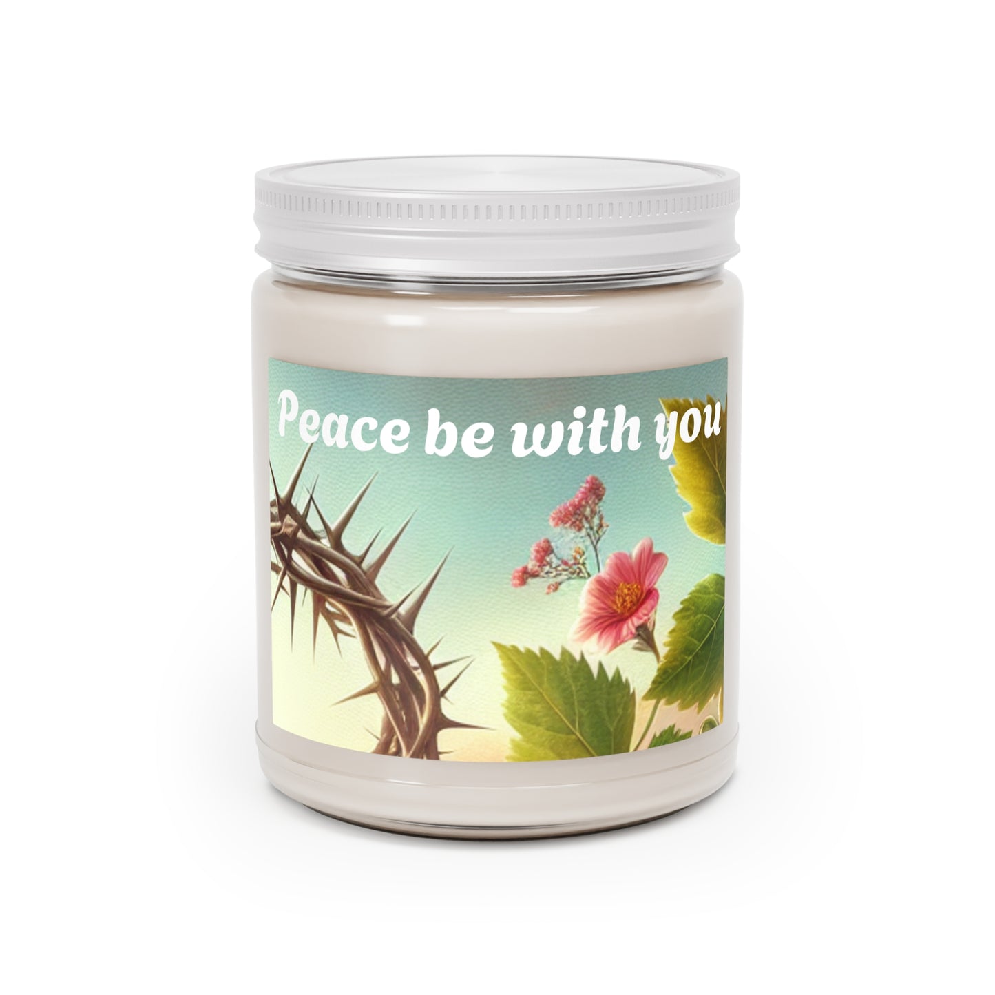 Scented Candle - "Peace Be With You" - 9oz Aromatherapy Candle