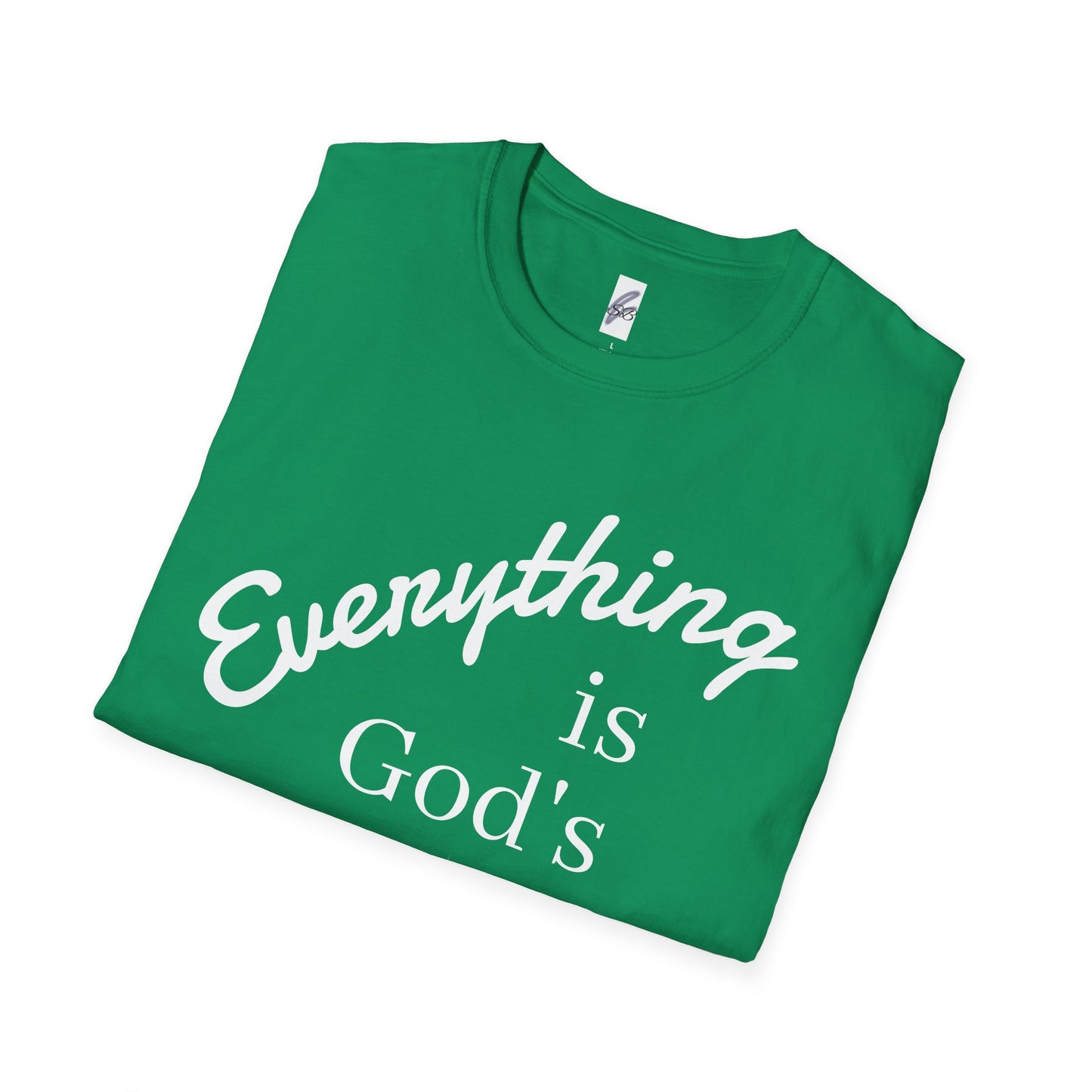 Unisex Softstyle T-Shirt - 'Everything is God's' Inspirational Tee