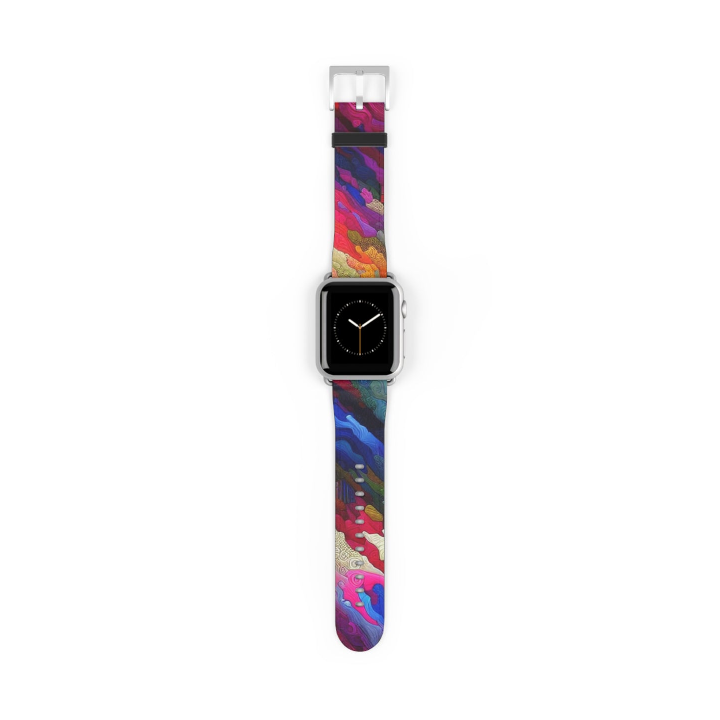 Vibrant Art Watch Band, Colorful Adjustable Strap, Unique Accessory for Any Occasion, Trendy Gift for Him/Her, Stylish Camou Fitness Band