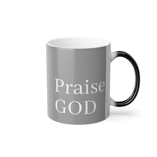 Motivational Color Morphing Mug - "Practice Gratitude" - 11oz