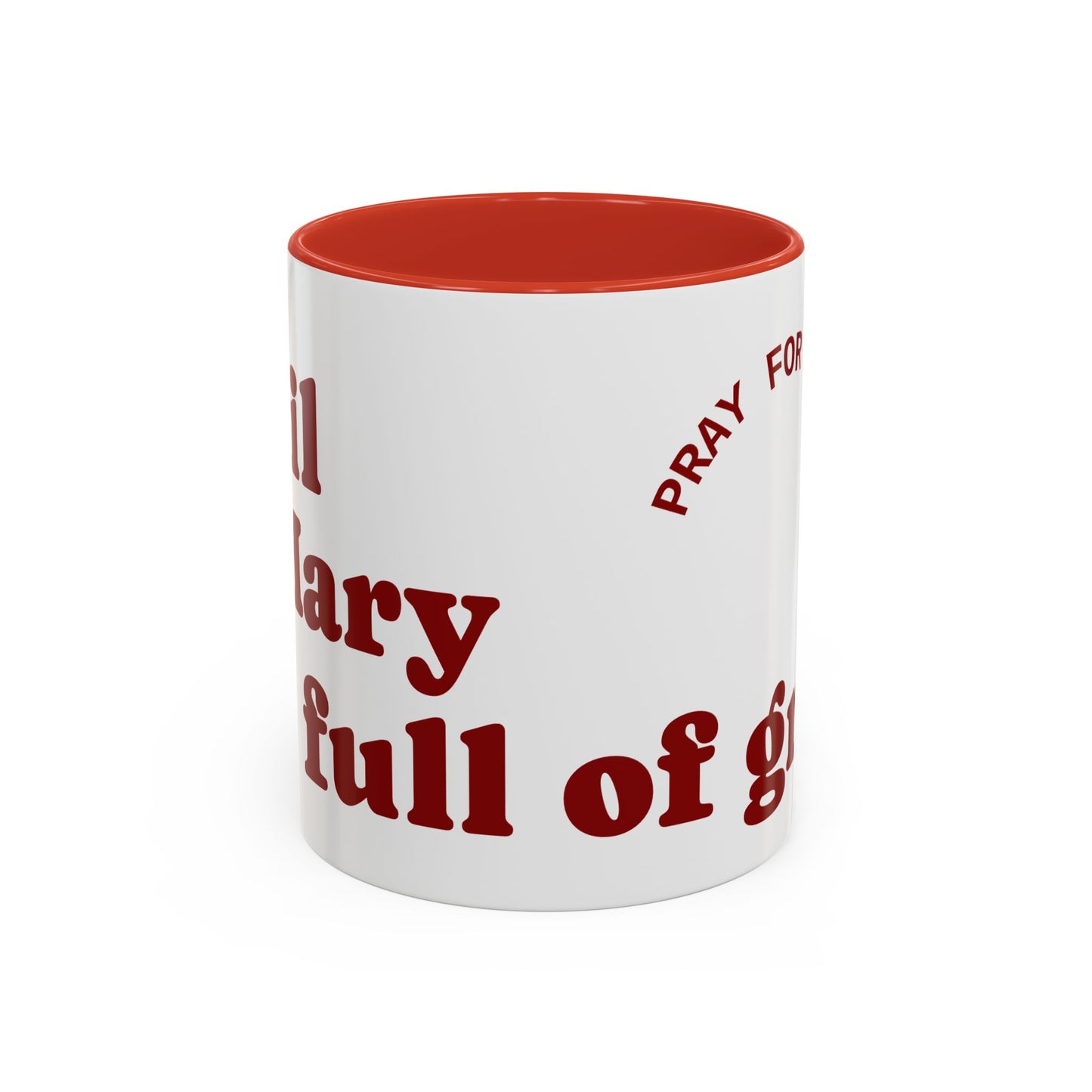 Inspirational Prayer Coffee Mug - "Pray for Us Sinners" - 11oz & 15oz