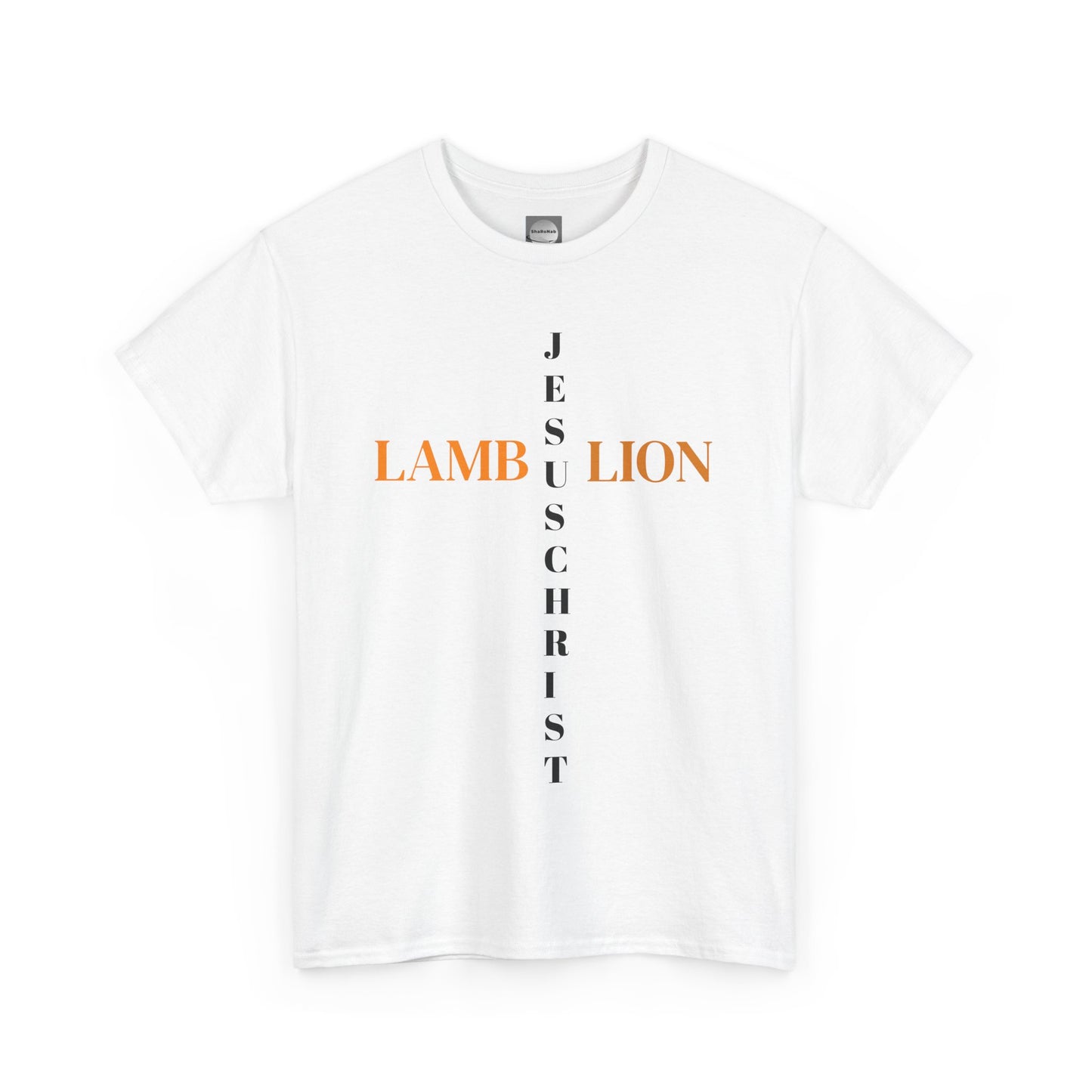 Unisex Heavy Cotton Tee with 'Jesus, Lamb, Lion, Christ' Design - Christian Apparel, Inspirational T-Shirt, Faith-Based Gift, [...]