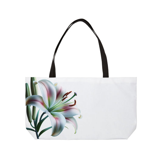 Elegant Floral Weekender Tote Bag | Perfect for Travel and Everyday Use