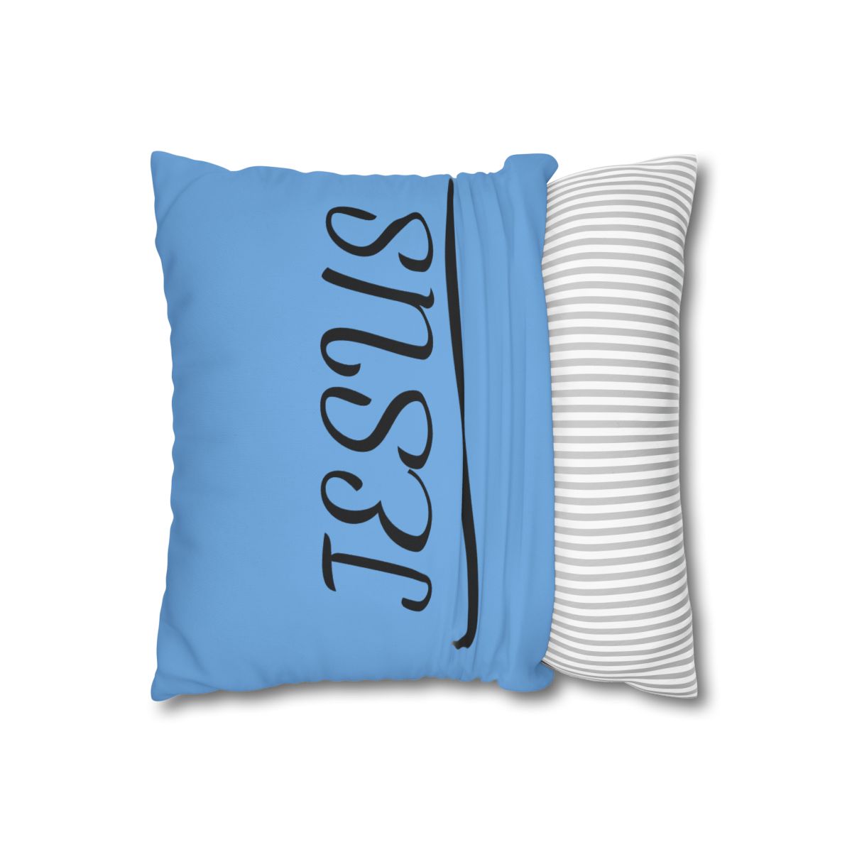 Jesus Quote Decorative Pillow, Christian Home Decor, Faith-Based Gift, Religious Pillows, Inspirational Living Room Cushion 1 size 16"x 16"