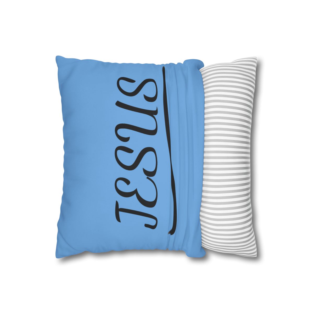 Jesus Quote Decorative Pillow, Christian Home Decor, Faith-Based Gift, Religious Pillows, Inspirational Living Room Cushion 1 size 16"x 16"