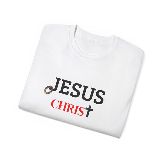Jesus Christ Unisex Ultra Cotton Tee - Comfortable Religious Tee, Faith-Based Apparel, Spiritual Gift, Church Wear, Everyday Casual