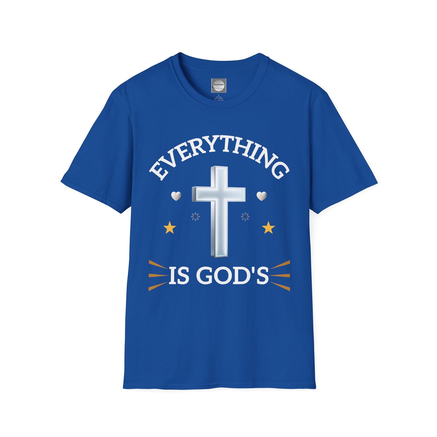 Faith-Inspired Unisex T-Shirt - Everything is God's, Christian Apparel, Gift for Believers, Spiritual Wear, Casual Everyday Tee