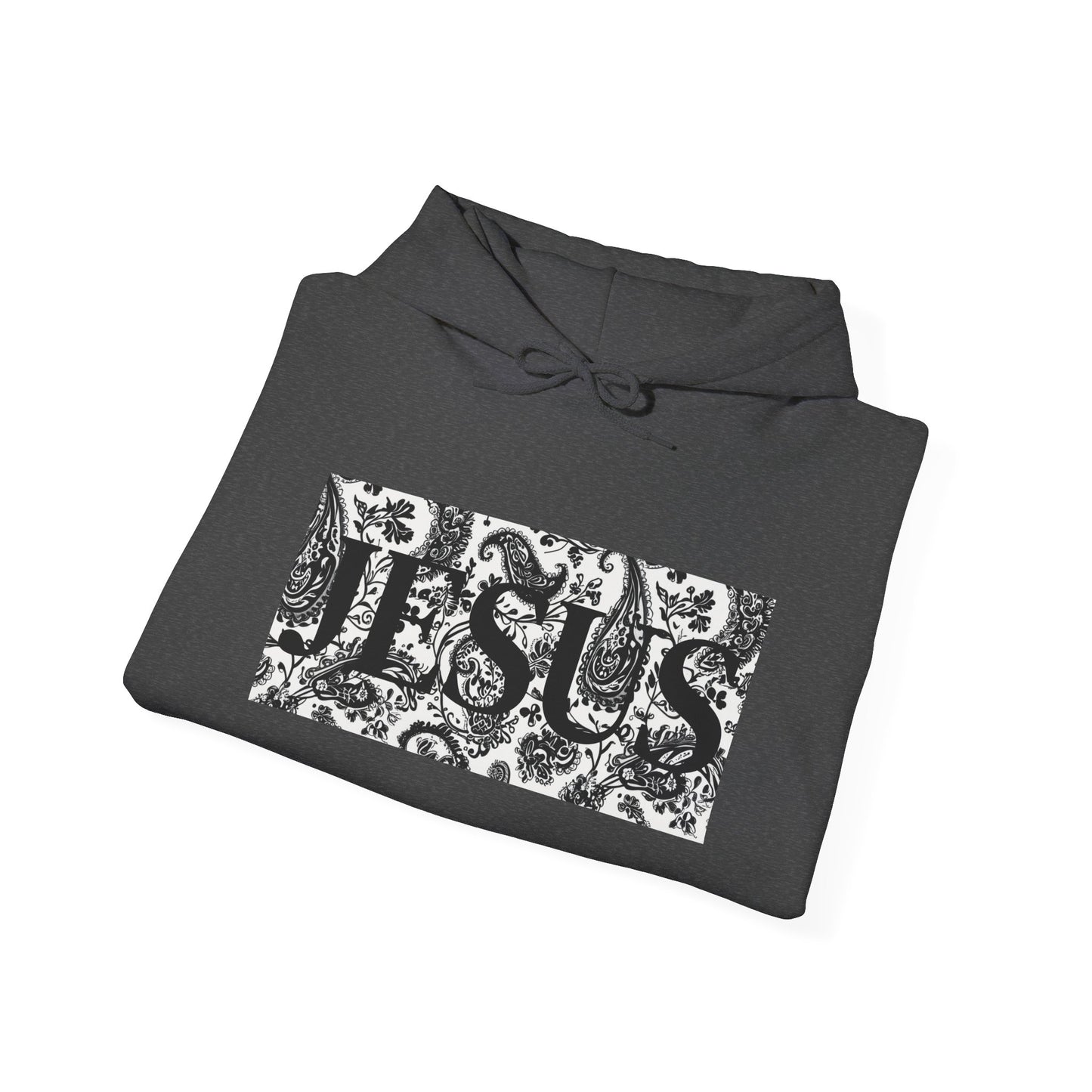 Stylish Jesus Hoodie, Unisex Heavy Blend Sweatshirt, Christian Apparel, Gift for Believers, Cozy Faith-Inspired Wear