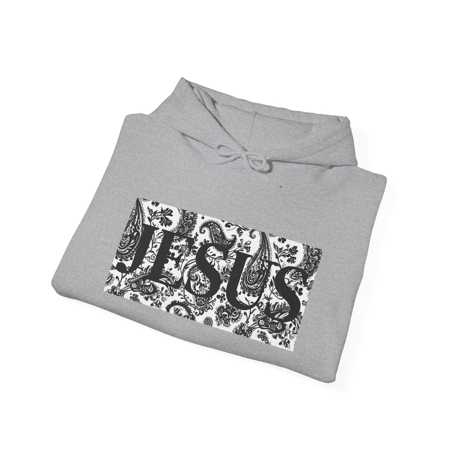 Stylish Jesus Hoodie, Unisex Heavy Blend Sweatshirt, Christian Apparel, Gift for Believers, Cozy Faith-Inspired Wear