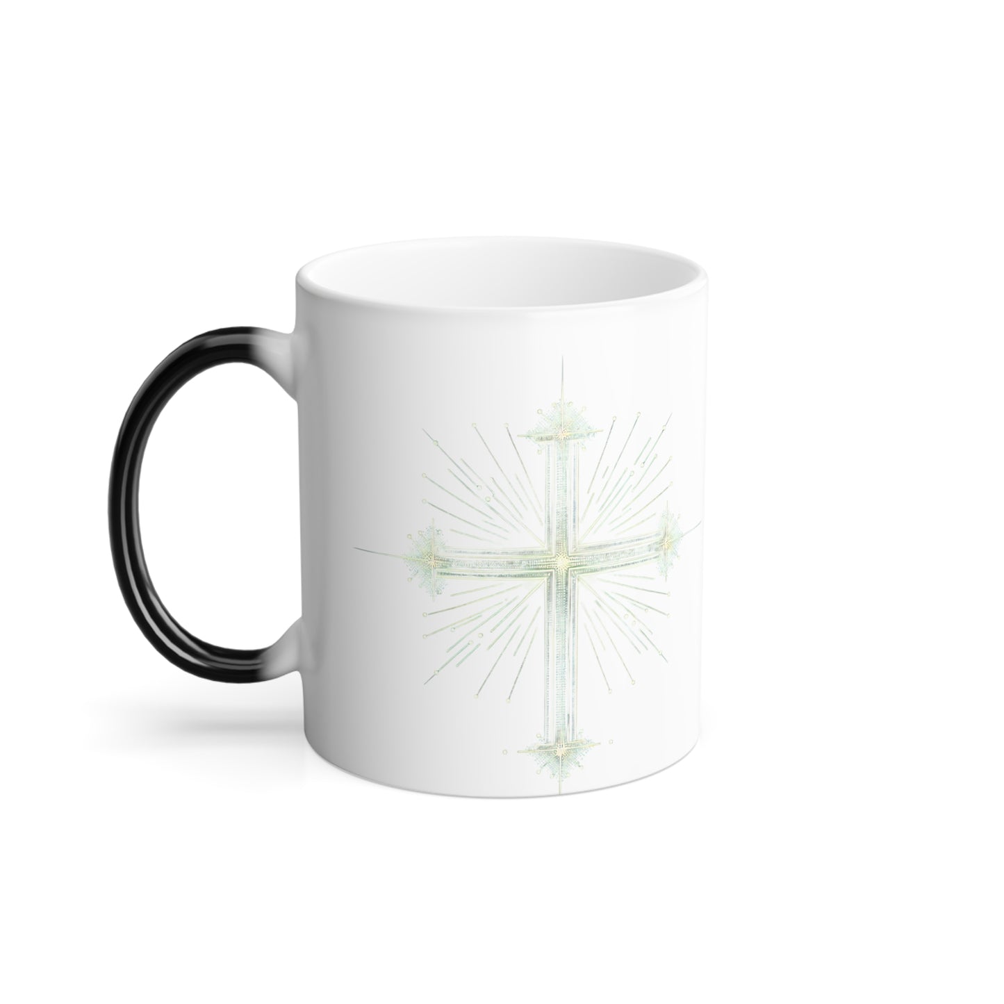 Color Morphing Mug - Inspirational 'The Messiah Lives' Design, 11oz