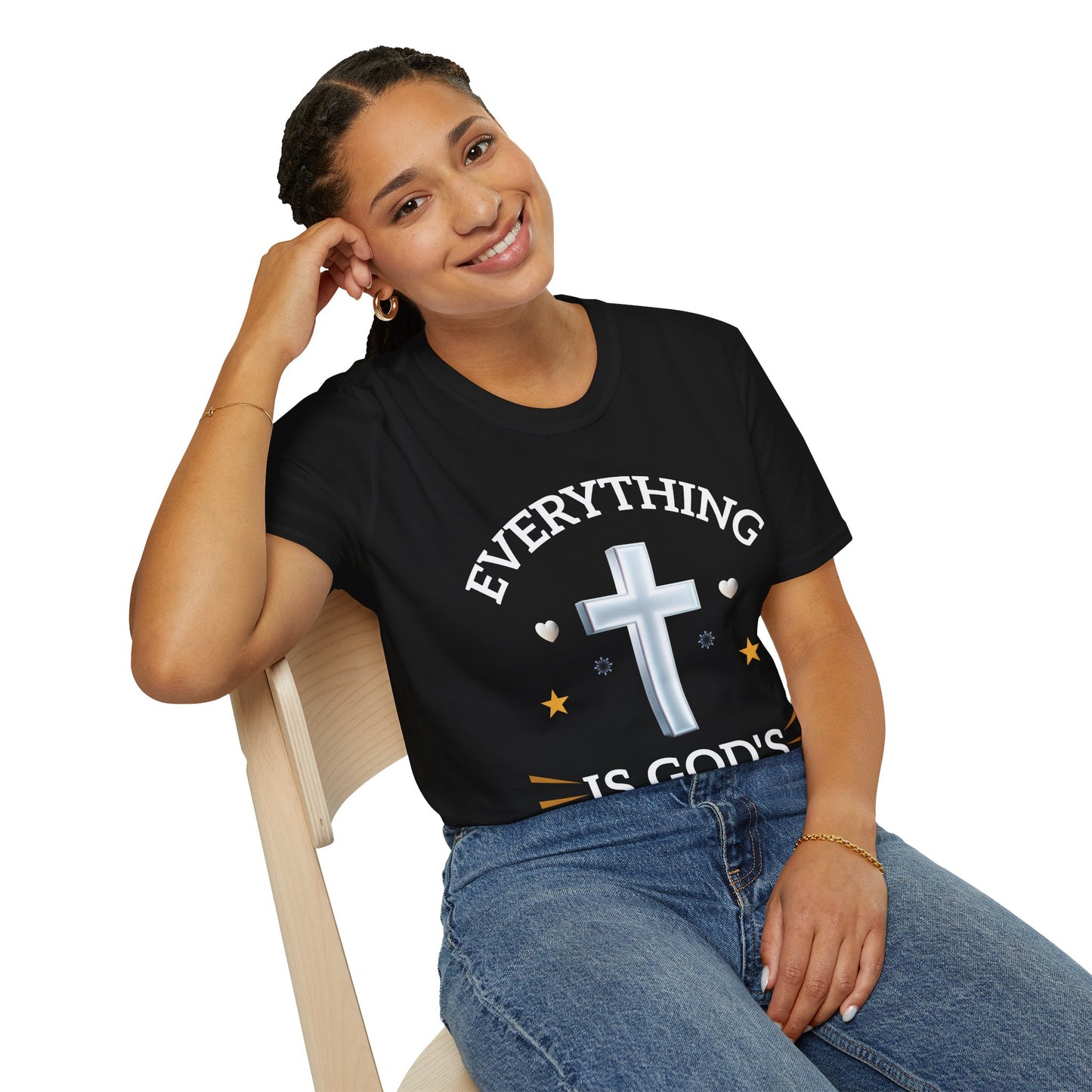 Faith-Inspired Unisex T-Shirt - Everything is God's, Christian Apparel, Gift for Believers, Spiritual Wear, Casual Everyday Tee