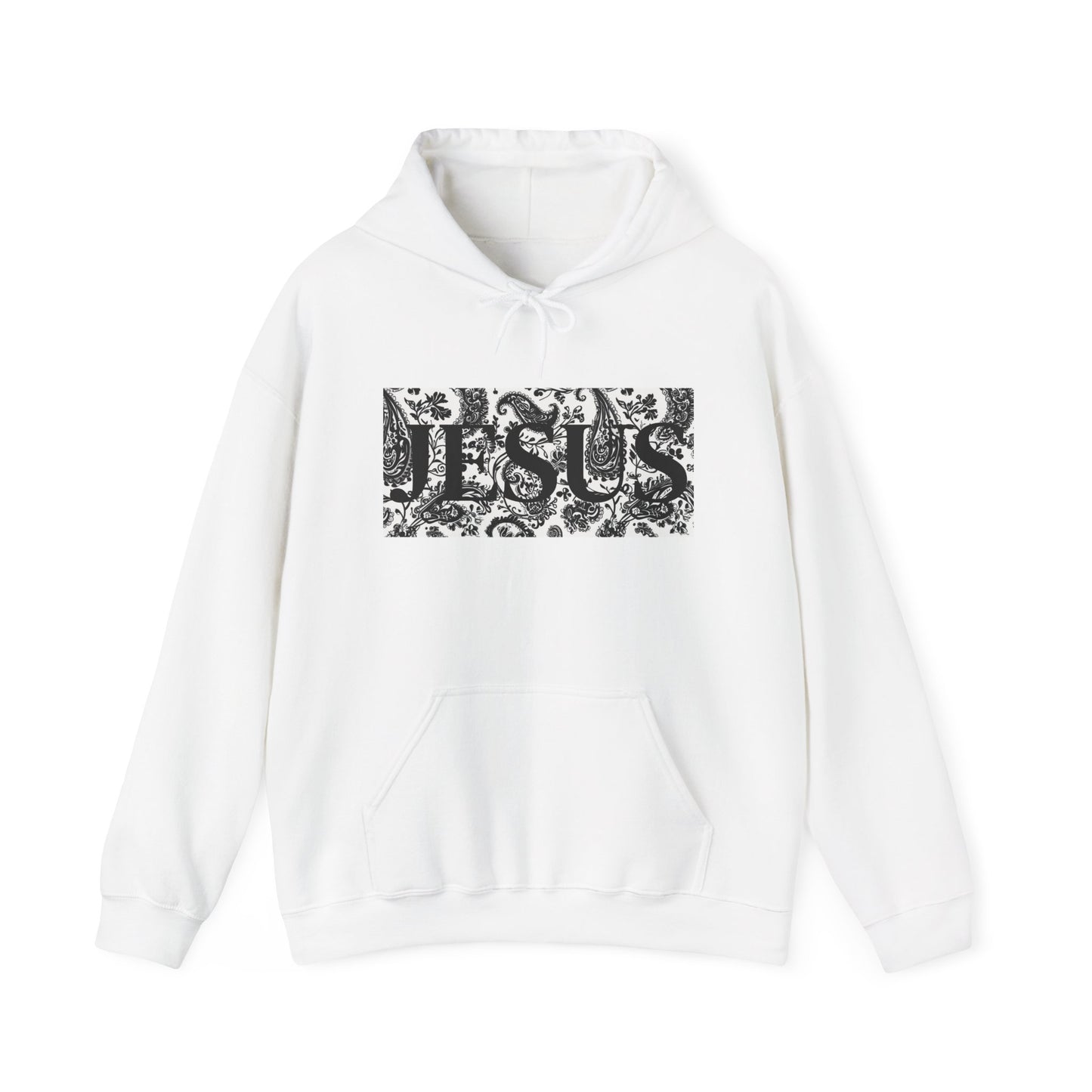 Stylish Jesus Hoodie, Unisex Heavy Blend Sweatshirt, Christian Apparel, Gift for Believers, Cozy Faith-Inspired Wear