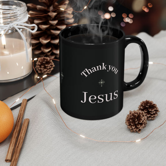 Artistic Black Mug - Unique Modern Design for Coffee Lovers