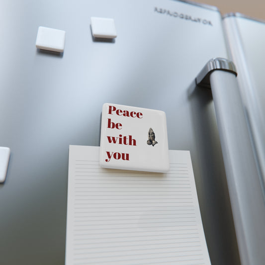 Praying Hands Porcelain Magnet | Inspirational Home Decor