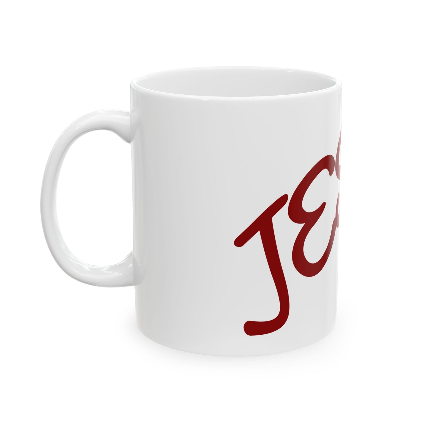 Inspirational "Jesus is King" Ceramic Mug - Perfect for Faith Lovers - 11oz